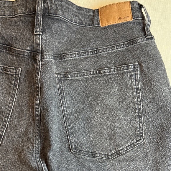 Madewell Women's Charcoal Curvy Perfect Vintage Straight Jeans Size 33 - Picture 11 of 14
